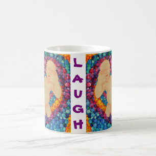 bubbles laugh coffee mug