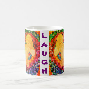 bubbles laugh coffee mug