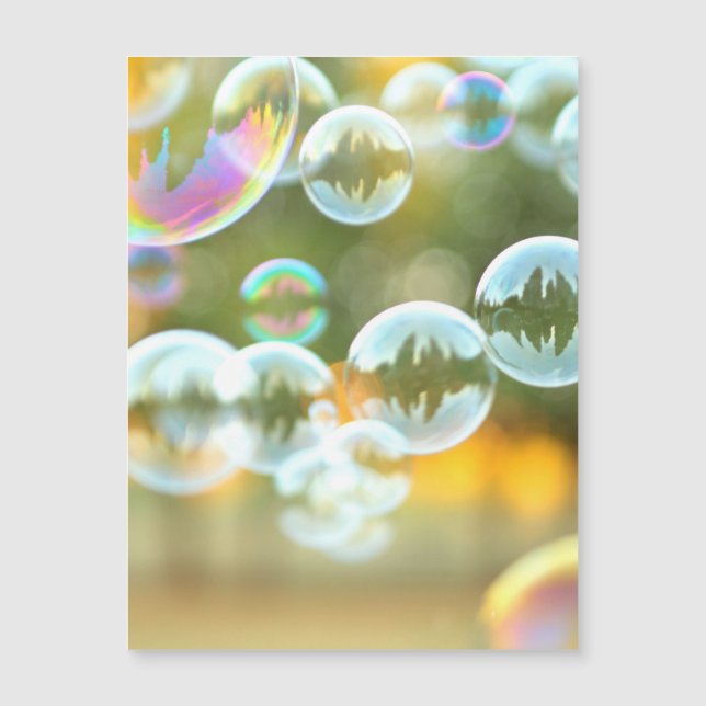 Bubbles magnetic card (Front)