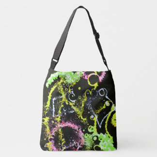 Bubbles n Colours at Night Crossbody Bag
