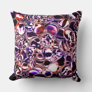 Bubbles of colour glass or precious stone? cushion