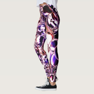 Bubbles of colour glass or precious stones? leggings
