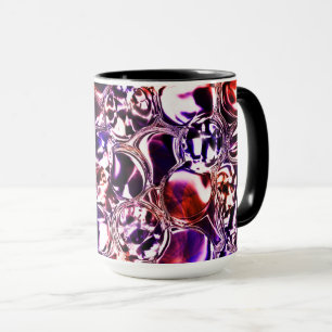 Bubbles of colour glass or precious stones? mug