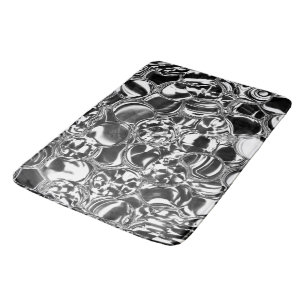 Bubbles of glass or of metallic darkest? bath mat
