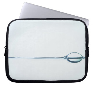 Bubbles on Water Surface Laptop Sleeve