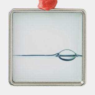 Bubbles on Water Surface Metal Ornament