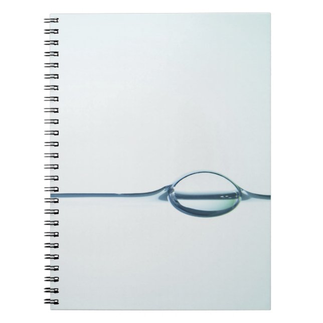 Bubbles on Water Surface Notebook (Front)