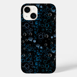 Bubbles pattern 01 Black BG Case-Mate iPhone 14 Case