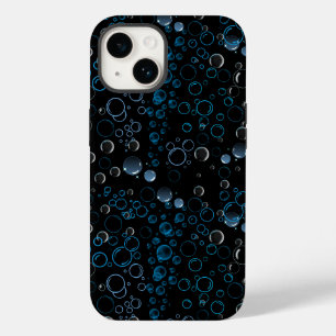 Bubbles pattern 01 Black BG Case-Mate iPhone 14 Case