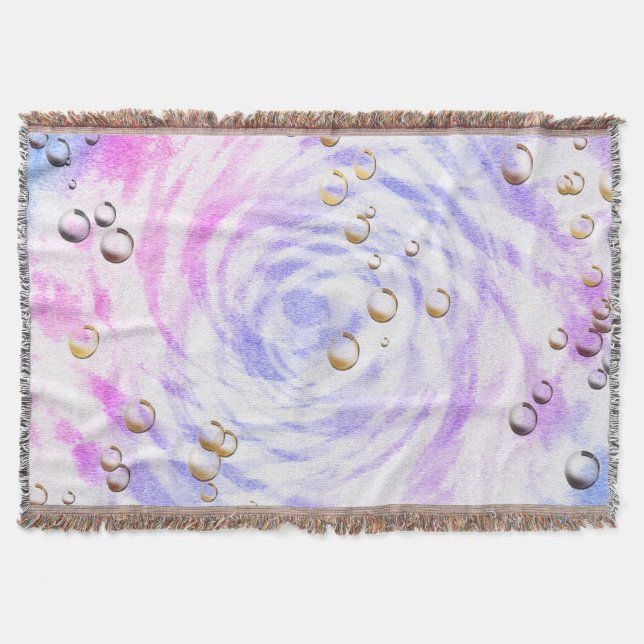 Bubbles Throw Blanket (Front)