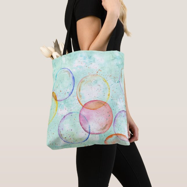 Bubbles Tote Bag (Close Up)