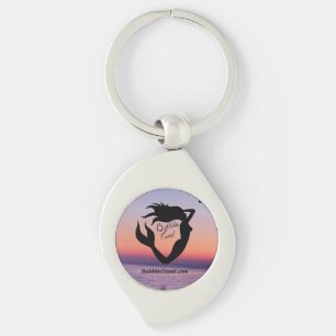 bubbles travel sunset key ring
