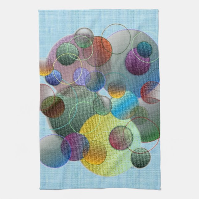 Bubbley Textured Tea Towel (Vertical)