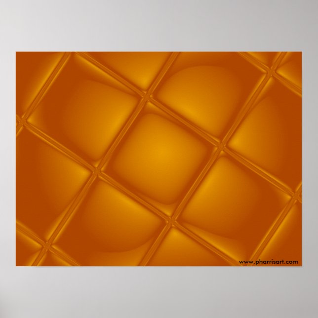 Bubbling Amber Poster (Front)