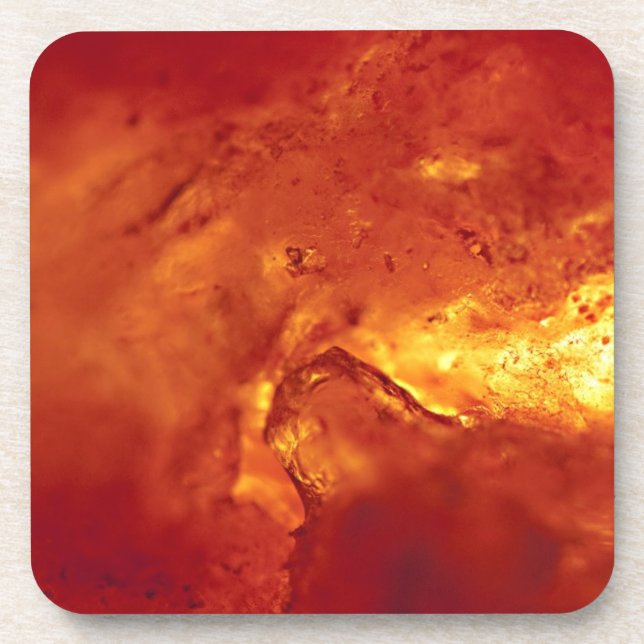 Bubbling Red Hot Lava Coaster (Front)