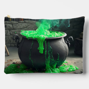 Bubbling Witch's Cauldron Halloween Accessory Pouch
