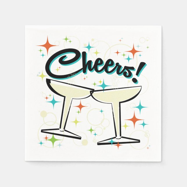 Bubbly A Go-Go! Napkin (Front)