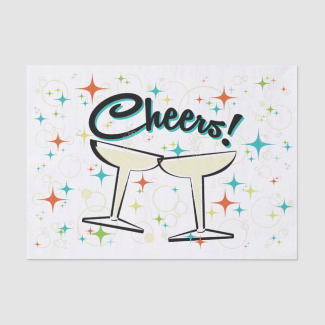 Bubbly A Go-Go! Tissue Paper (Front)