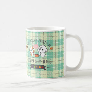 bubbly and friends celebrate mid autumn festival coffee mug