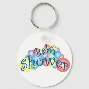 Bubbly Baby Shower Key Ring