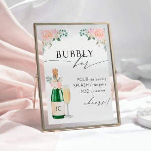Bubbly Bar Bridal Showe Photo Print