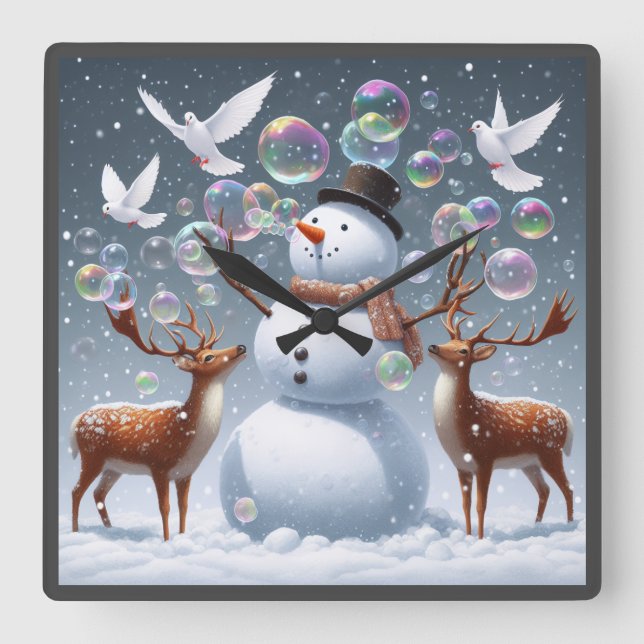 Bubbly Blizzard Clock (Front)