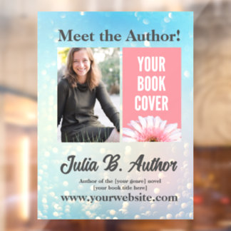 Bubbly Blue Custom Author Book Signing