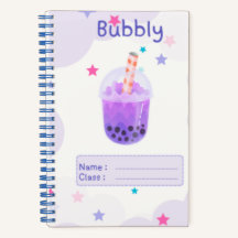 Bubbly boba notebook🧋🫧