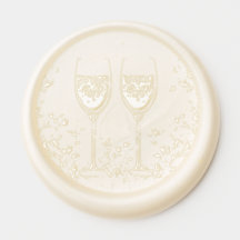 Bubbly Celebration Wax Seal Stickers