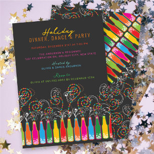 Bubbly Celebrations! Holiday Party Invitation
