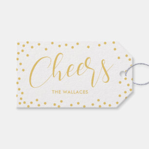 Bubbly Cheer Holiday Tag Christmas Gift Tags