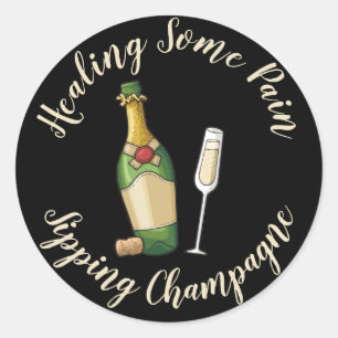 Bubbly Classic Round Sticker
