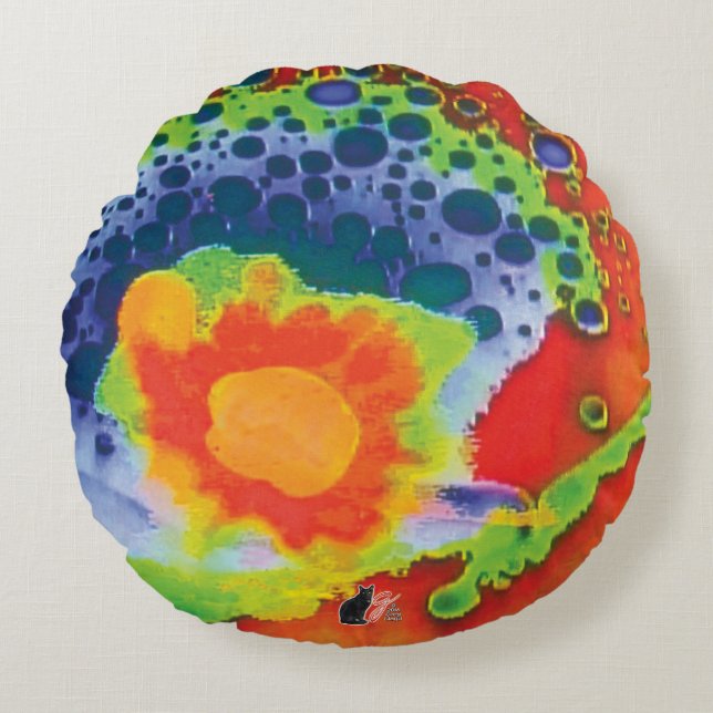 Bubbly Comfort Round Cushion (Front)