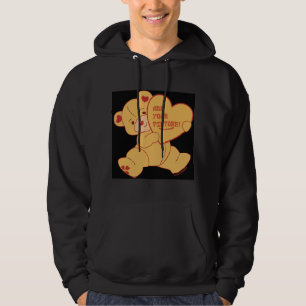 Bubbly Cute Bear Red Colorway T-Shirt Hoodie