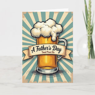 Bubbly Fathers Day Mug Card