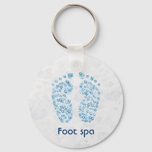 bubbly feet key ring (Front)