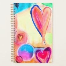 Bubbly Heart Planner - Customisable