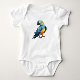 Bubbly Parrot Baby Bodysuit