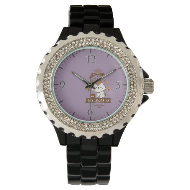 Bubbly says it is cool watch (Front)