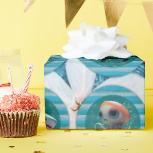Bubbly Seas 4 Wrapping Paper Rolls 