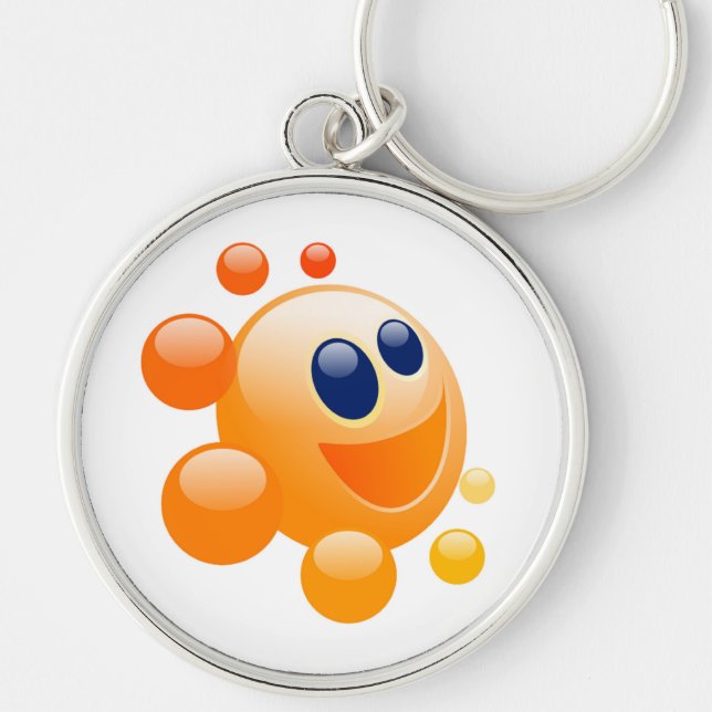 BUBBLY SUN KEY RING (Front)