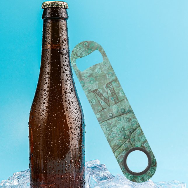 Bubbly Verdigris Bronze Custom Monogram (Creator Uploaded)