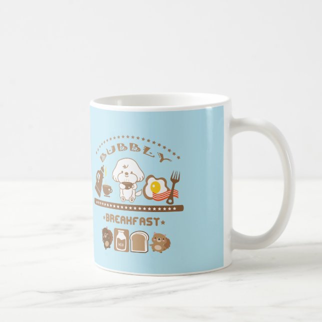 Bubbly's breakfast coffee mug (Right)