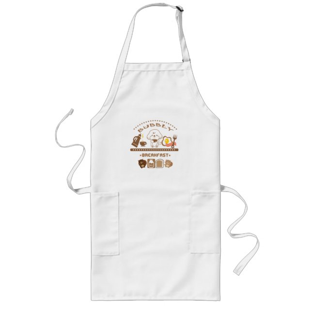 Bubbly's breakfast long apron (Front)