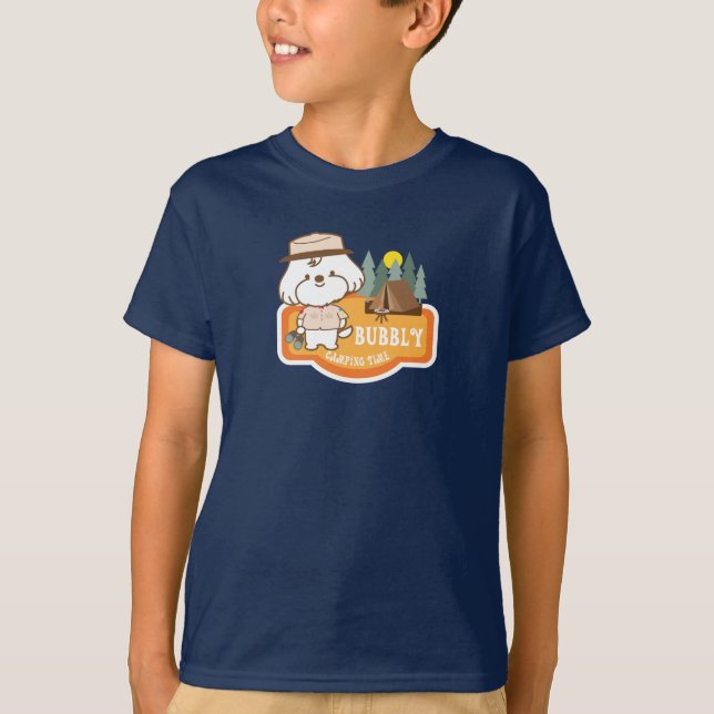 Bubbly's camping time T-Shirt (Front)