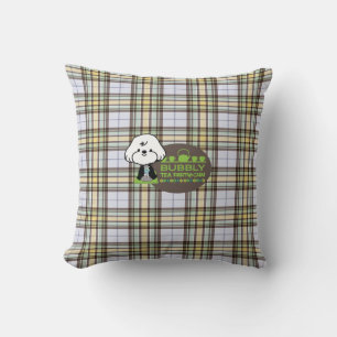 bubbly's tea party cushion