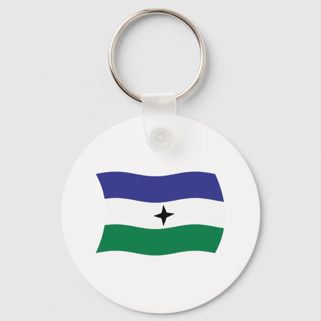 Bubi Nationalist Flag Keychain (Front)