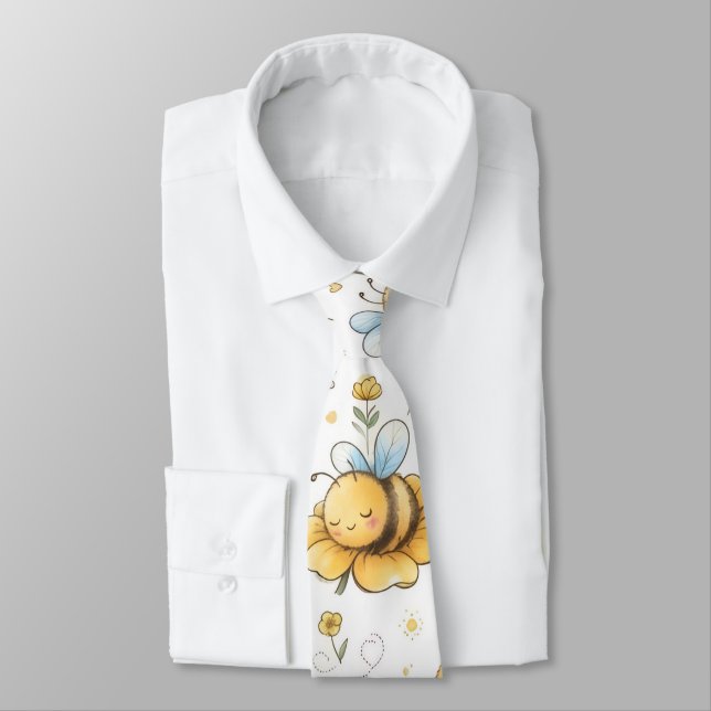 Buble Bee Tie (Tied)
