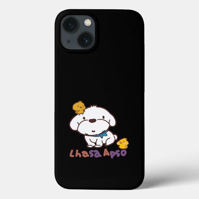 bubu and guagua( Lhasa apso and little chicken) Case-Mate iPhone Case (Back)