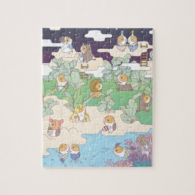 Bubu the Guinea Pig, Holoscope Land Jigsaw Puzzle (Vertical)